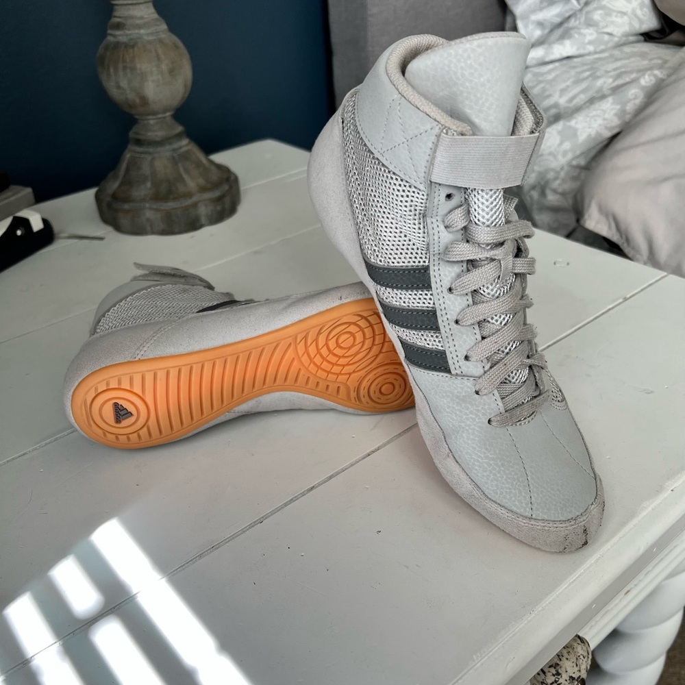 Gently worn Adidas Youth Wrestling shoe